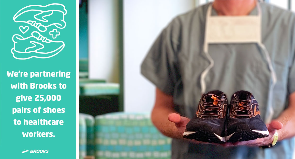 brooks sneakers for healthcare workers